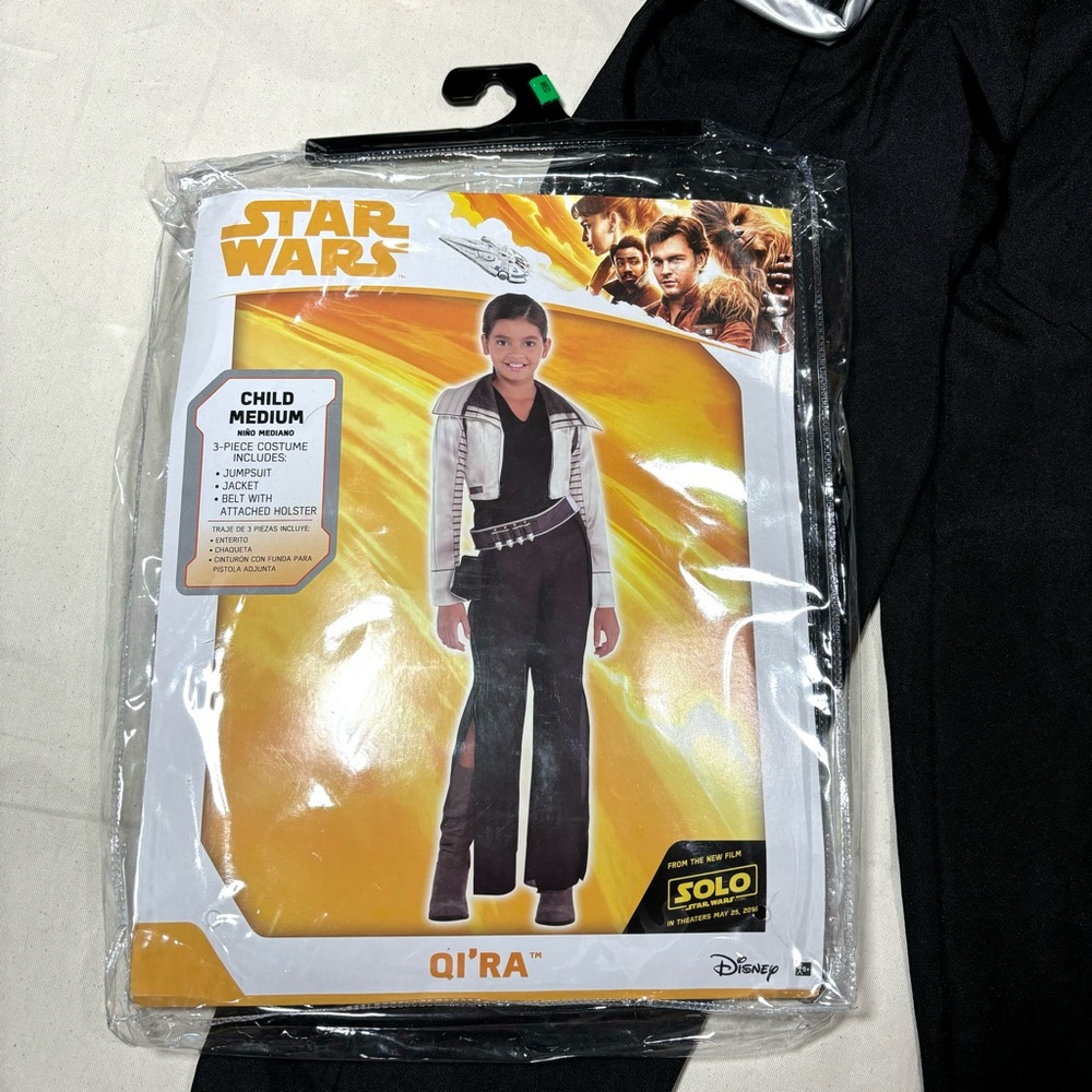 Disney Star Wars Qi’ra Costume Solo Girls Medium 8-10 NIP Official Lucasfilm